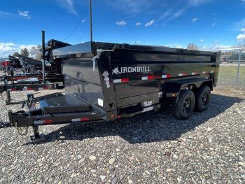 Iron Bull 83x14 Dump Trailer 14k 3' Sides