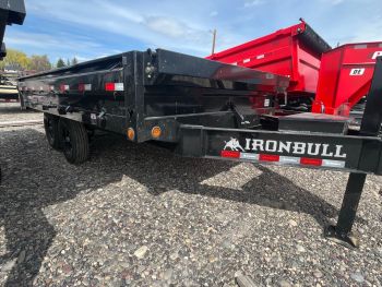 Iron Bull 83x16 DDP Deckover Dump Trailer 16k 